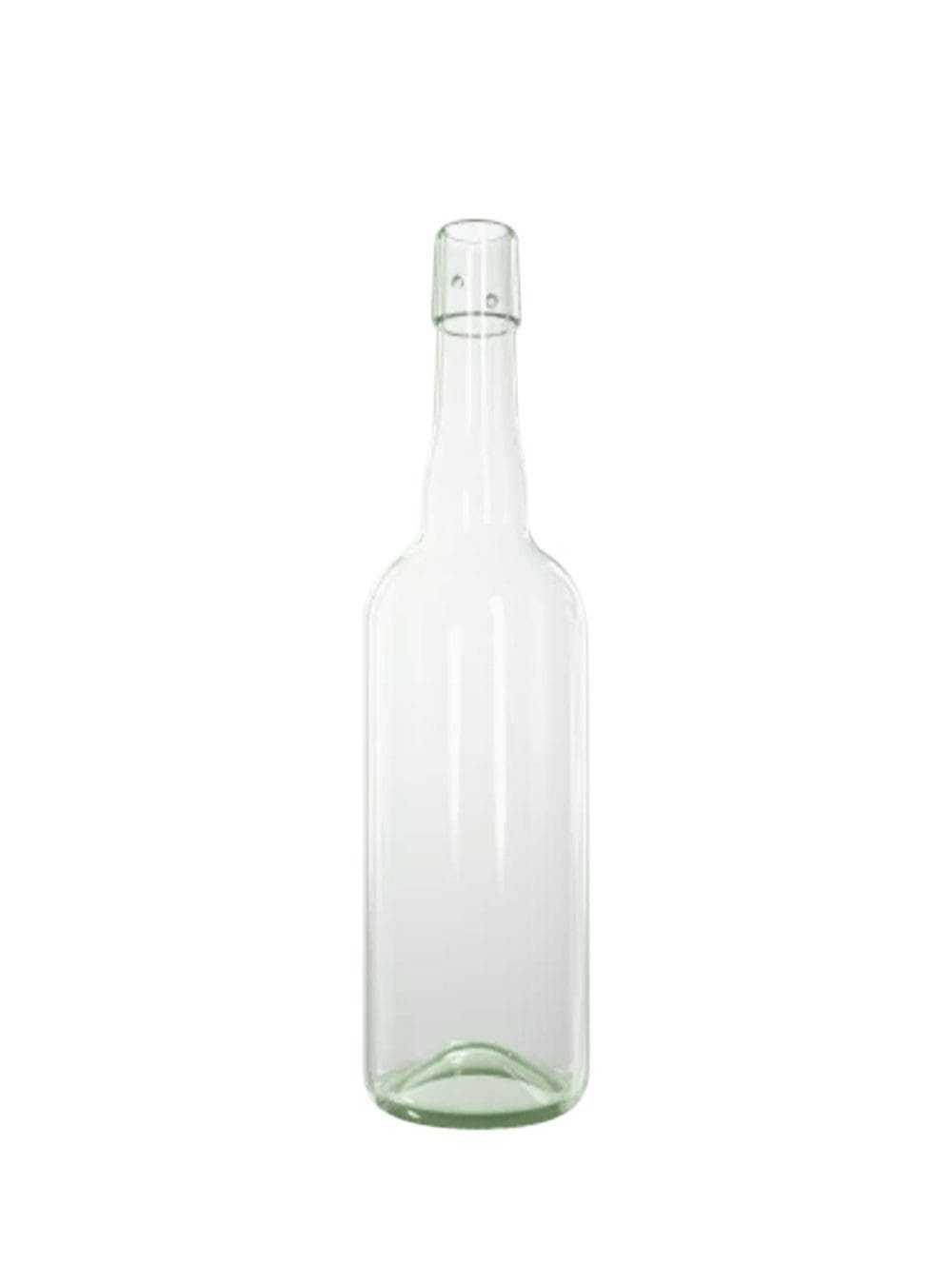 750 ml perforated mouth white bottle MW